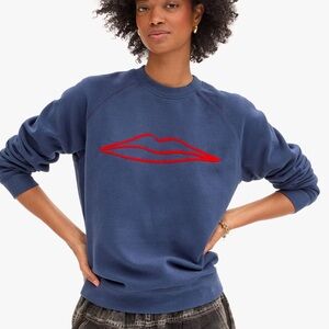 Clare V. Soft Lips Sweatshirt Size Small